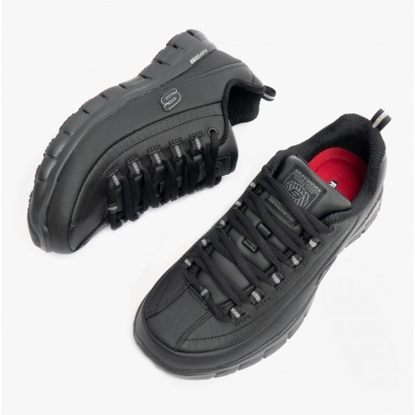 Skechers Work 76550EC SURE TRACK TRICKEL SR Womens Occupational Shoes Black