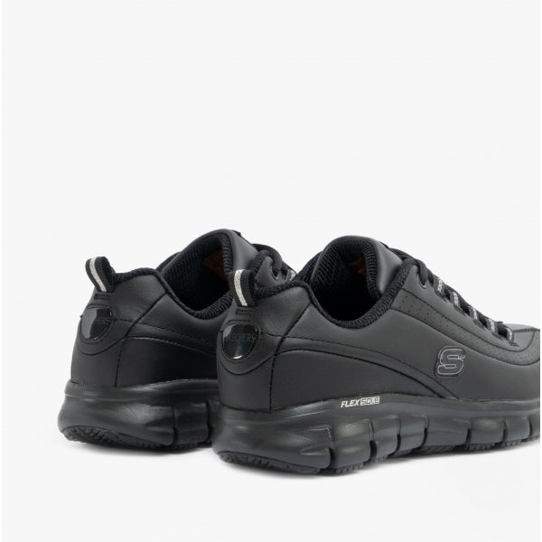 Skechers Work 76550EC SURE TRACK TRICKEL SR Womens Occupational Shoes Black