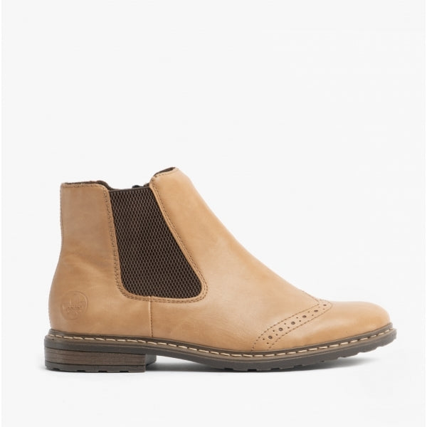 Rieker 71072-20 Womens Ankle Boots Brown