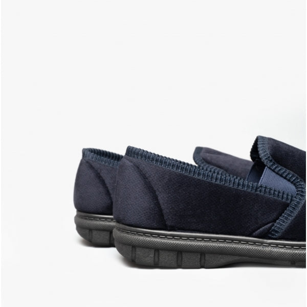 Fleet & Foster JOHN Mens Slippers Navy
