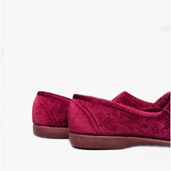 GBS AUDREY Womens Slippers Burgundy