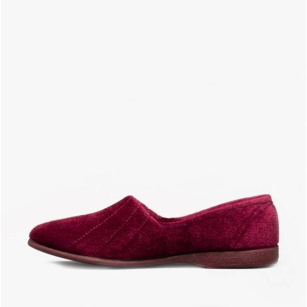 GBS AUDREY Womens Slippers Burgundy
