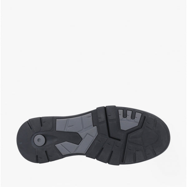 Hush Puppies FINLEY Mens Leather Casual Shoes Black