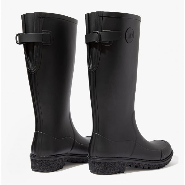 FitFlop WONDERWELLY TALL Womens Rubber Wellington Boots All Black