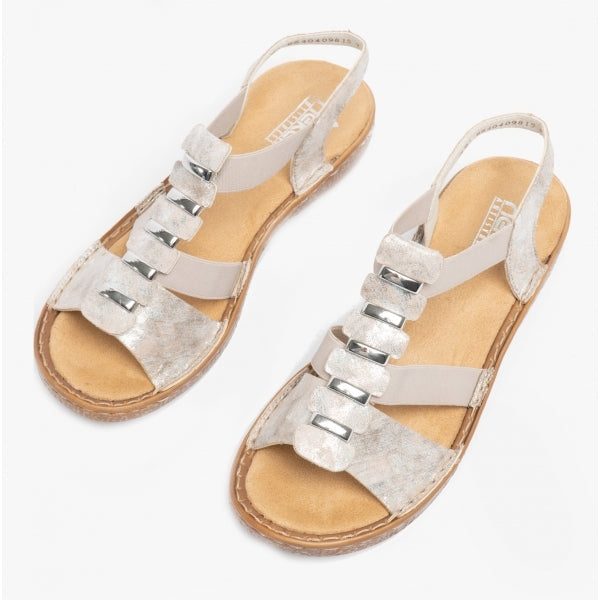 Rieker 62850-90 Womens Sandals Rose