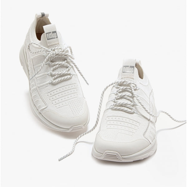 FitFlop VITAMIN FF Womens Lace-Up Trainers Urban White