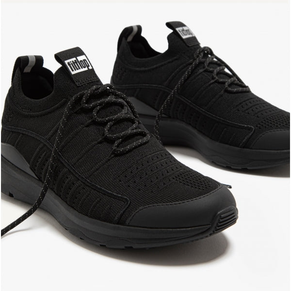FitFlop VITAMIN FF Womens Lace-Up Trainers All Black