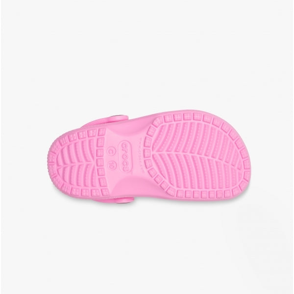 Crocs 206990-6SW TODDLER CLASSIC Girls Clogs Taffy Pink