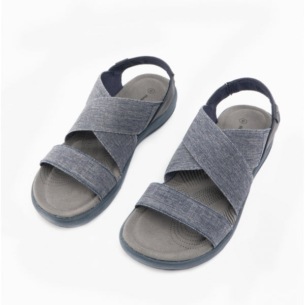 Hush Puppies SOPHIA Womens Elasticated Sport Sandals Navy