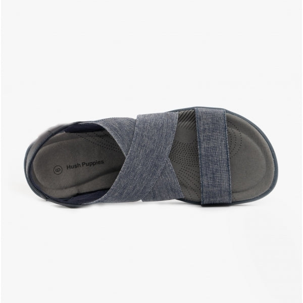 Hush Puppies SOPHIA Womens Elasticated Sport Sandals Navy