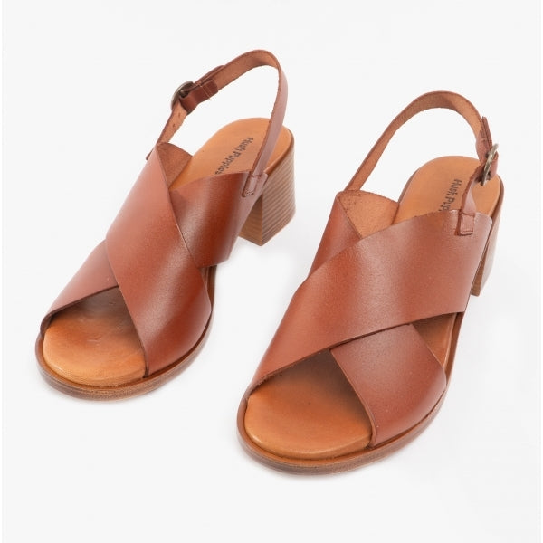 Hush Puppies GABRIELLE Womens Leather Sandals Tan