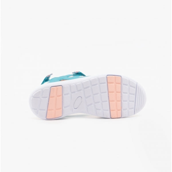 Hush Puppies LILLY Girls Touch Fasten Sandals Aqua