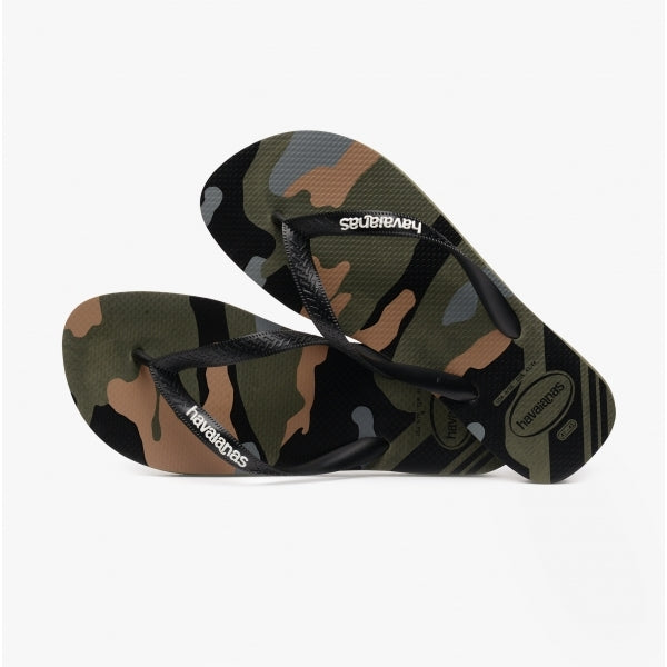 Havaianas HAV TOP CAMU Mens Flip Flops Green