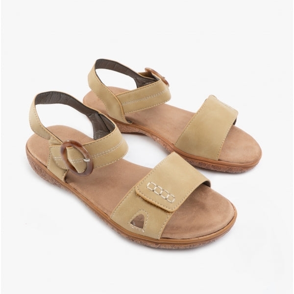 Dr Keller JOAN Womens Strappy Sandals Beige