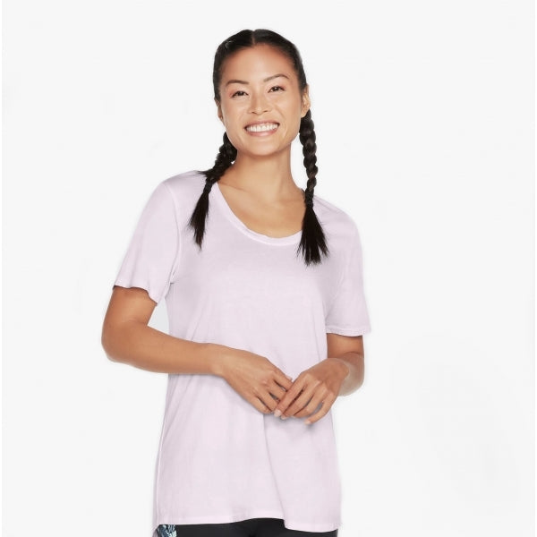 Skechers W1TS330/PRLV DIAMOND WASH HATHA SCOOP NECK Orchid Hush