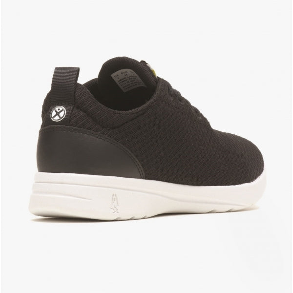Hush Puppies GOOD Womens Recycled Mesh Casual Trainers Black
