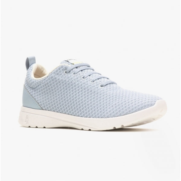 Hush Puppies GOOD Womens Recycled Mesh Casual Trainers Blue