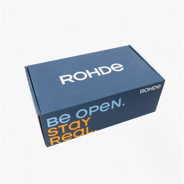 Rohde 5860 Womens Leather Mule Sandals Blue Jeans