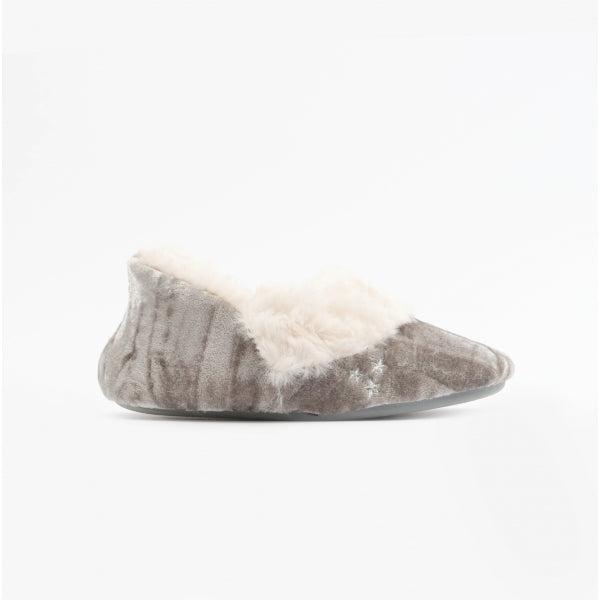 Dearfoams PEGGIE Girls Bootie Slippers Sleet