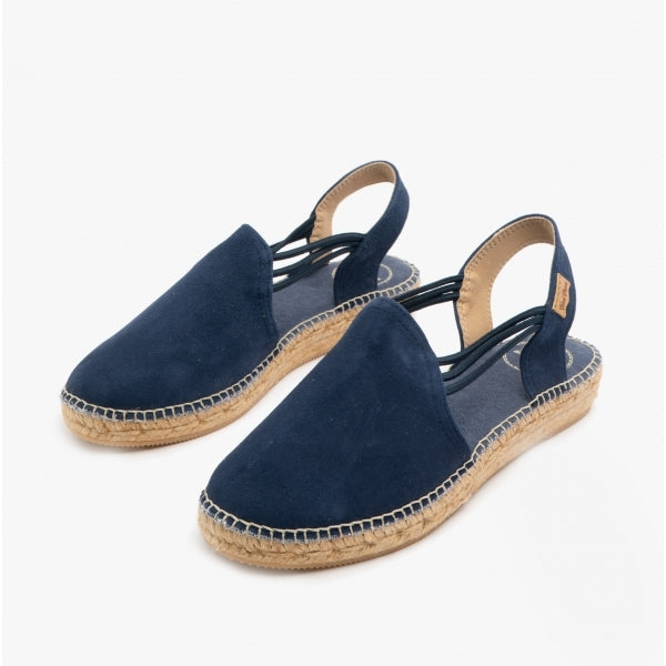 Toni Pons NURIA Womens Suede Espadrille Sandals Navy