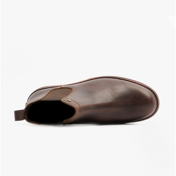 Woodland M031GB Mens Leather Chelsea Boots Brown