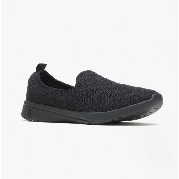 Hush Puppies GOOD Womens Recycled Mesh Slip-On Trainers Black