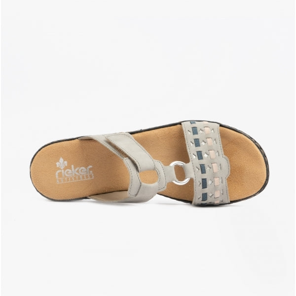 Rieker 62995-42 Womens Sandals Grey