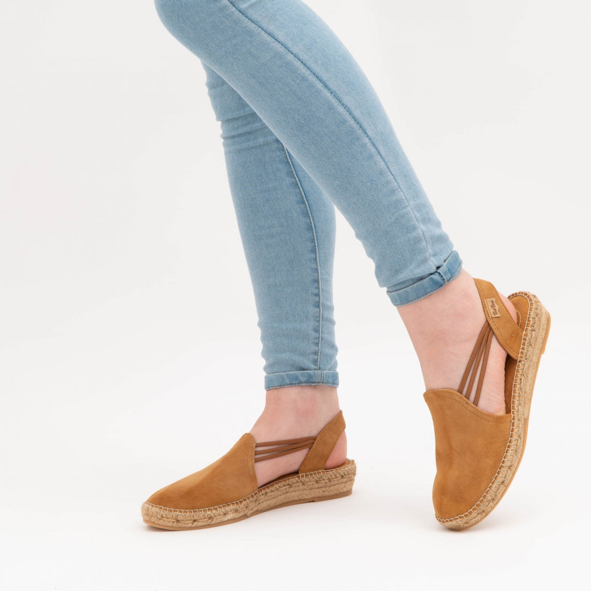 Toni Pons NURIA Womens Suede Espadrille Sandals Tan