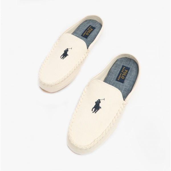 Polo Ralph Lauren DALLINGTON MULE Womens Mule Slippers Cream