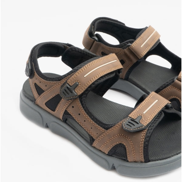Hush Puppies CASTRO Mens Sandals Brown