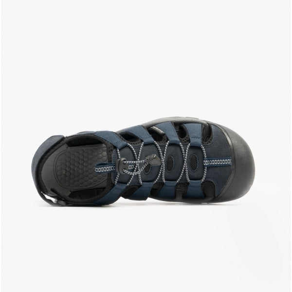 Hush Puppies PERU Mens Bungee Sandals Navy