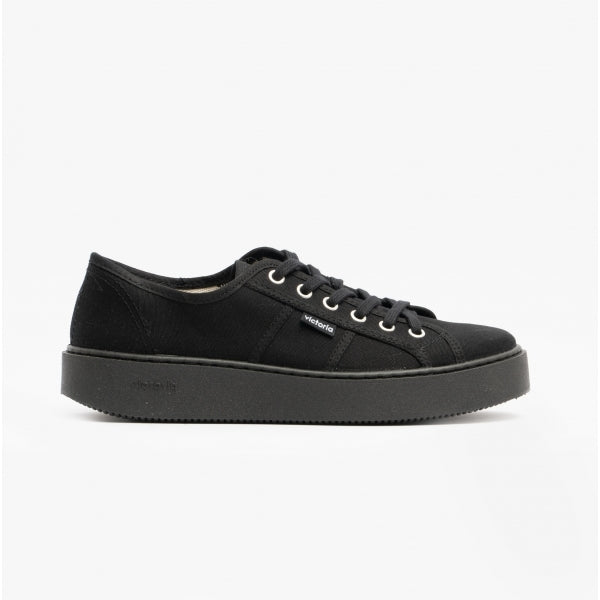Victoria UTOPIA TOTAL Womens Canvas Trainers Black