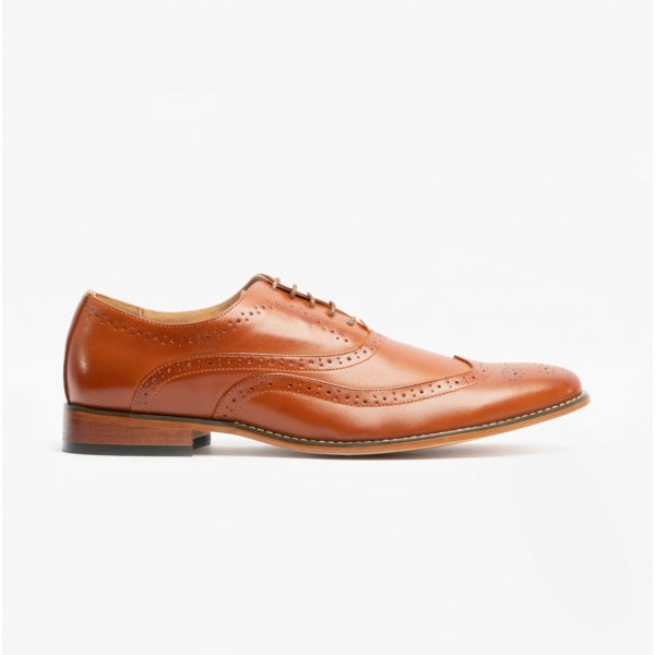 Goor TOMMY Mens Oxford Brogues Tan