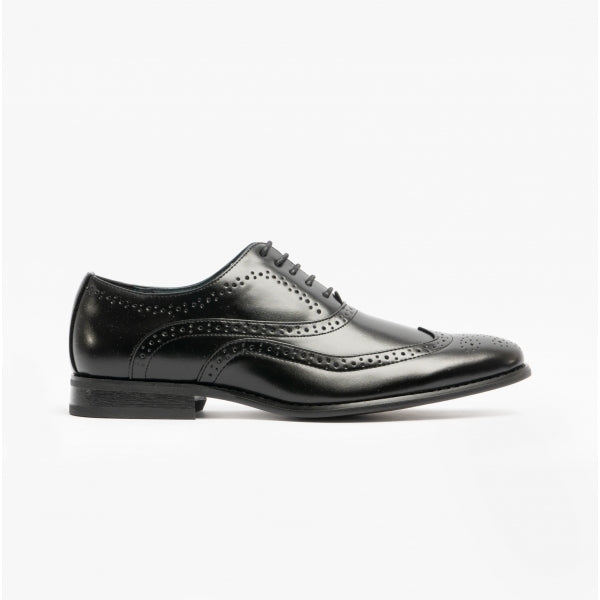 Goor GEORGE Mens Oxford Brogues Black