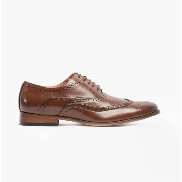 Goor TOMMY Mens Oxford Brogues Brown