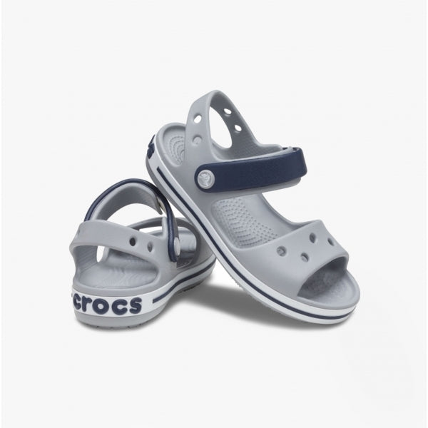 Crocs 12856-01U CROCBAND SANDAL Kids Sandals Light Grey/Navy