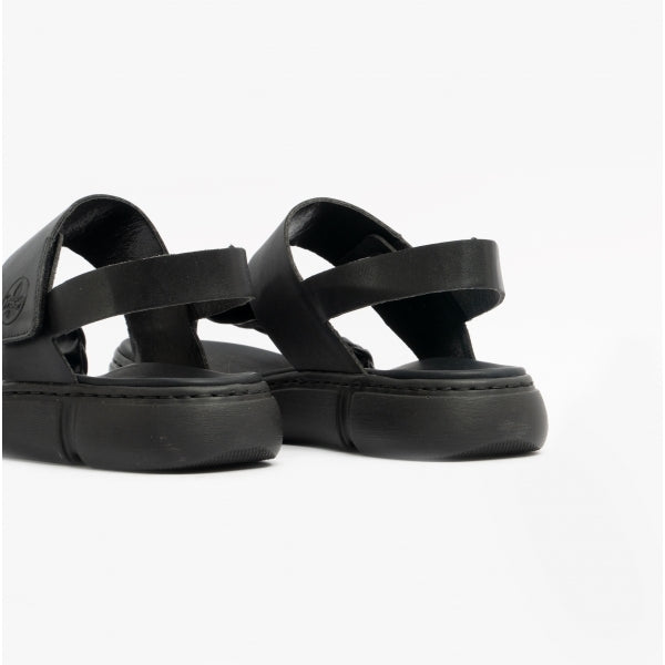 Rieker 68983-00 Womens Sandals Black