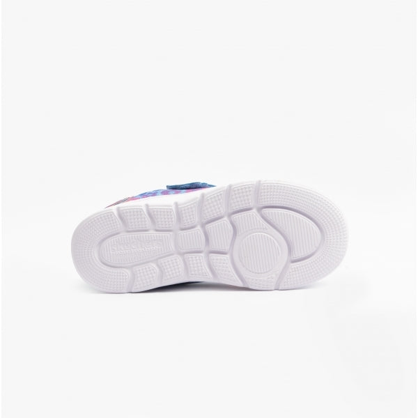 Skechers 302717N/BLMT COMFY FLEX 2.0 - DANCING DAISY Girls Trainers Blue/Multi