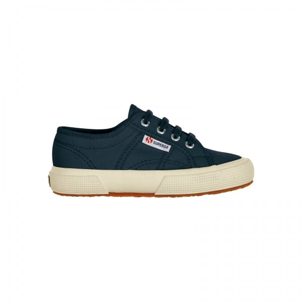 Superga 2750 JCOT CLASSIC Kids Canvas Trainers Navy