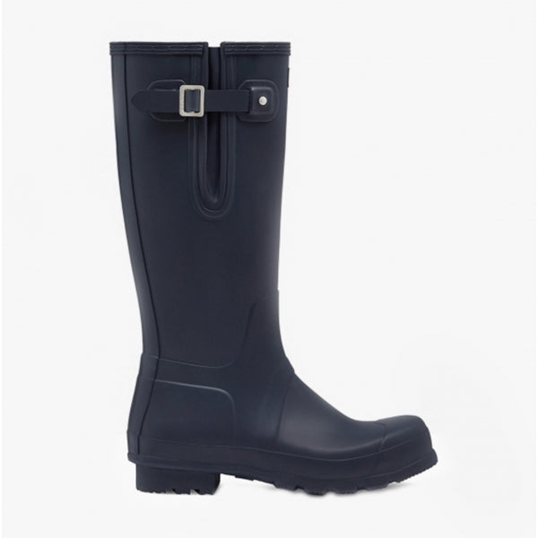 Hunter ORIGINAL SIDE ADJUSTABLE Mens Wellies Navy