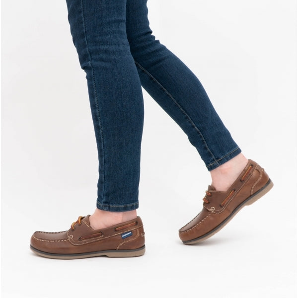 Blakeseys SOPHIE Womens Leather Deck Shoes Waxy Brown