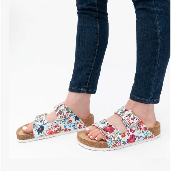 Rieker 69384-90 Womens Sandals Multi floral