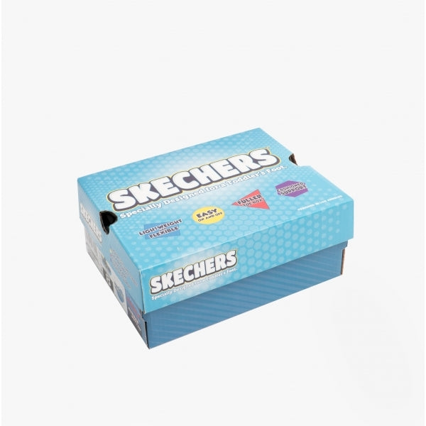 Skechers 407321N/NVYL MIGHTY TOES Boys Trainers Navy