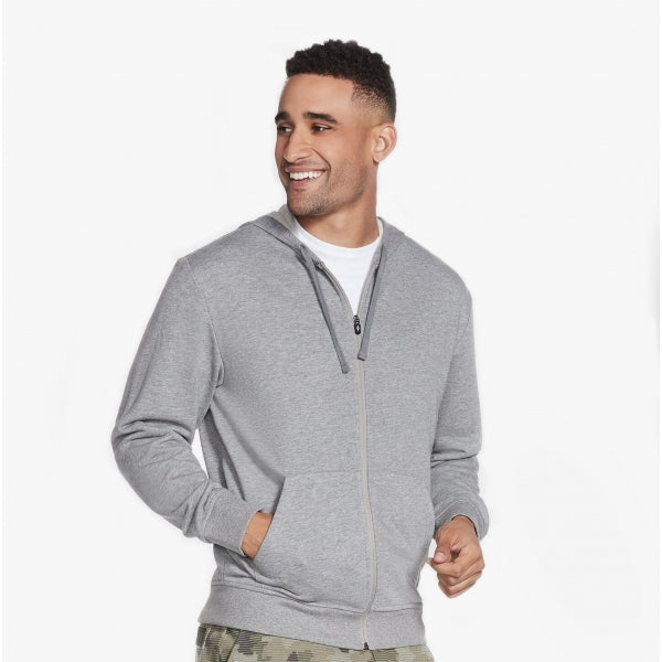 Skechers M3JA181/LTGY GOWALK EVERYWHERE FZ Mens Zip Through Jacket Light Grey