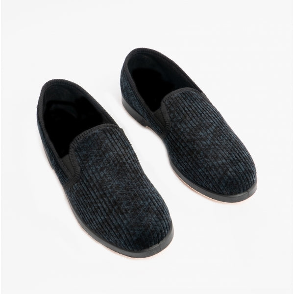 GBS LONSDALE Mens Full Slippers Blue