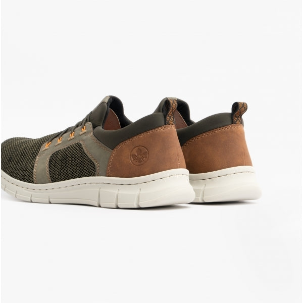 Rieker B7796-54 Mens Trainers Green