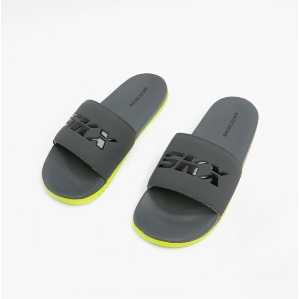 Skechers 406550L/CCLM GAMBIX III-GRAYLER Boys Sandals Charcoal/Lime