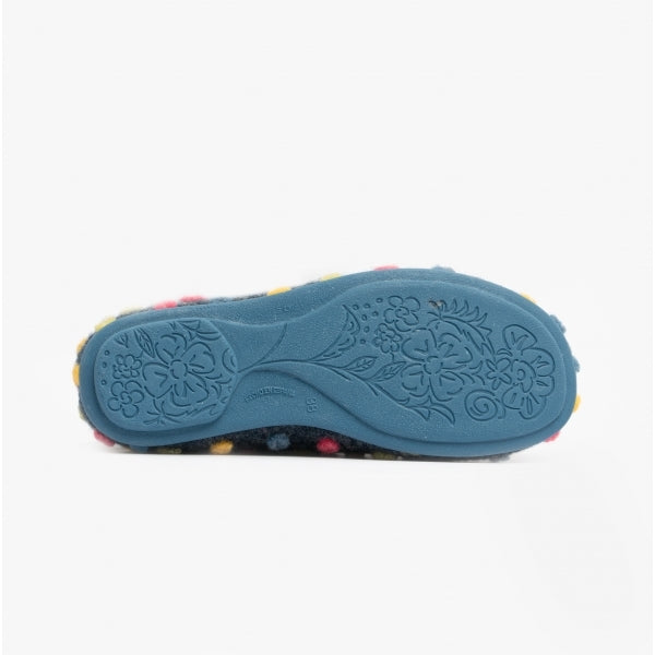 Sleepers JADE Womens Full Slippers Blue