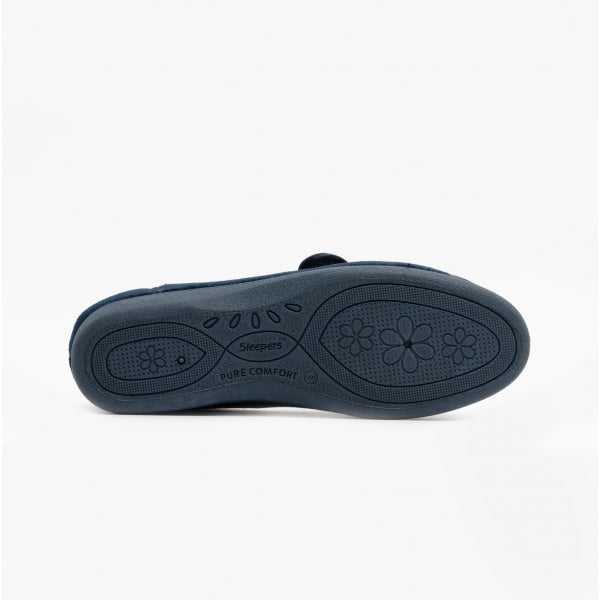 Sleepers JOLENE Womens Full Slippers Navy