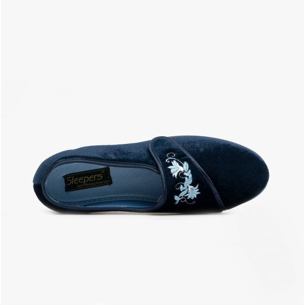 Sleepers JOLENE Womens Full Slippers Navy